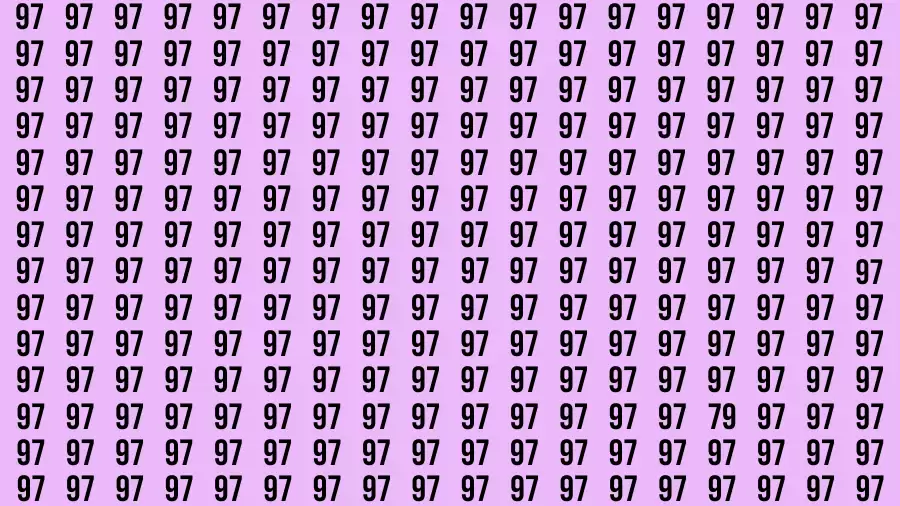 Observation Brain Challenge: If you have Eagle Eyes Find the number 79 in 12 Secs