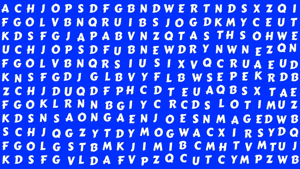 Test Visual Acuity: If you have 20/20 HD Vision Find the Word Alarm in less than 10 Secs