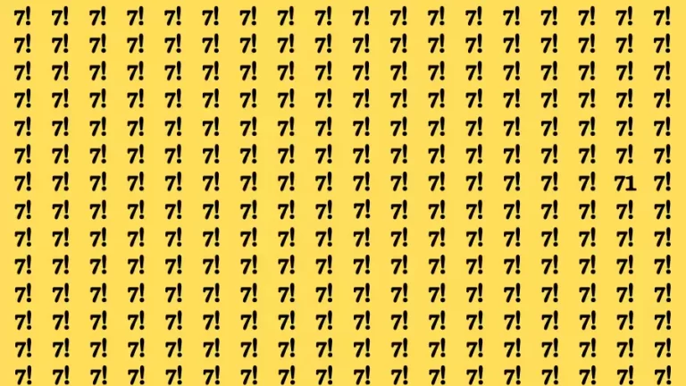 Observation Brain Challenge: If you have Eagle Eyes Find the number 71 in 12 Secs