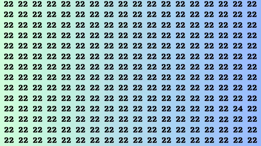 Brain Test: If you have Eagle Eyes Find the Number 24 in 15 Secs