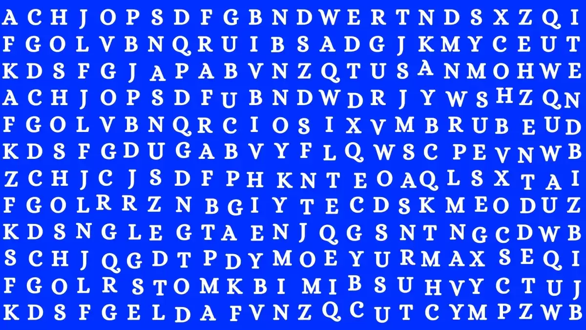 Observation Skill Test: If you have Sharp Eyes Find the Word Stay in 12 Secs