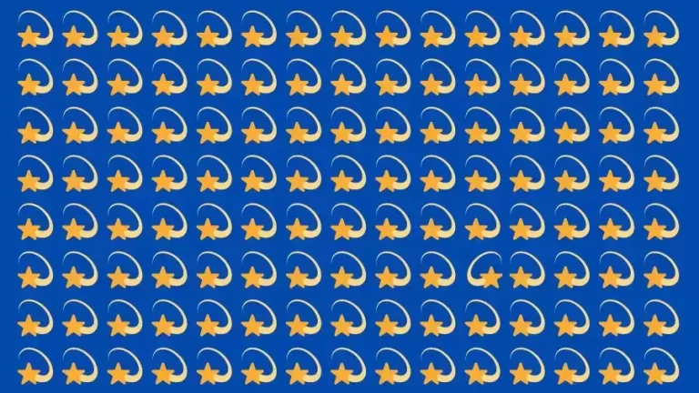 Brain Teaser Picture Puzzle: How fast can you Spot the Odd Star in this Visual Puzzle?