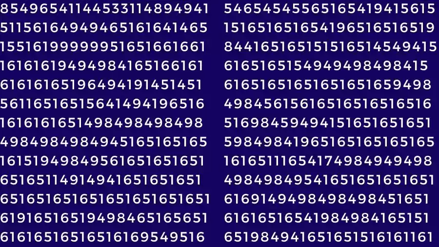 Optical Illusion Brain Test: If you have Eagle Eyes Find the number 7 in 10 Seconds?