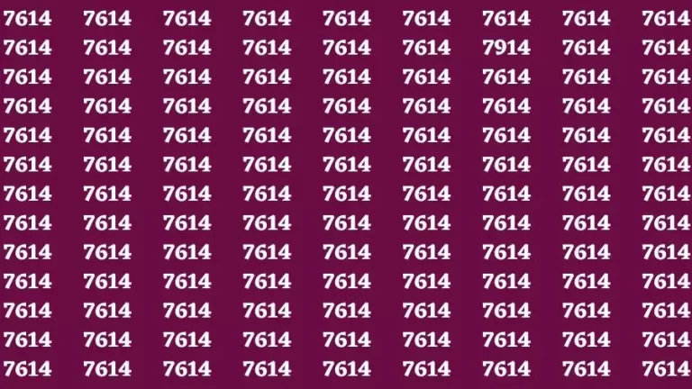 Brain Test: If you have Eagle Eyes Find the Number 7914 in 15 Secs