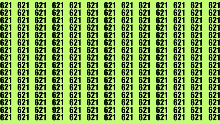 Observation Brain Challenge: If you have Sharp Eyes Find the number 921 in 20 Secs