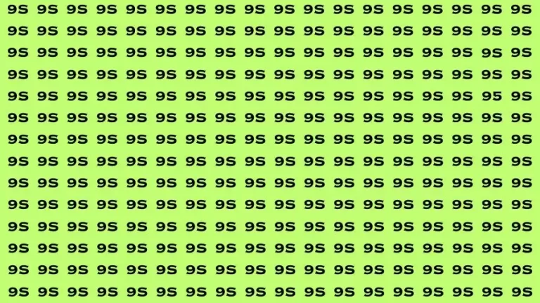 Observation Brain Test: If you have Eagle Eyes Find the number 95 in 12 Secs