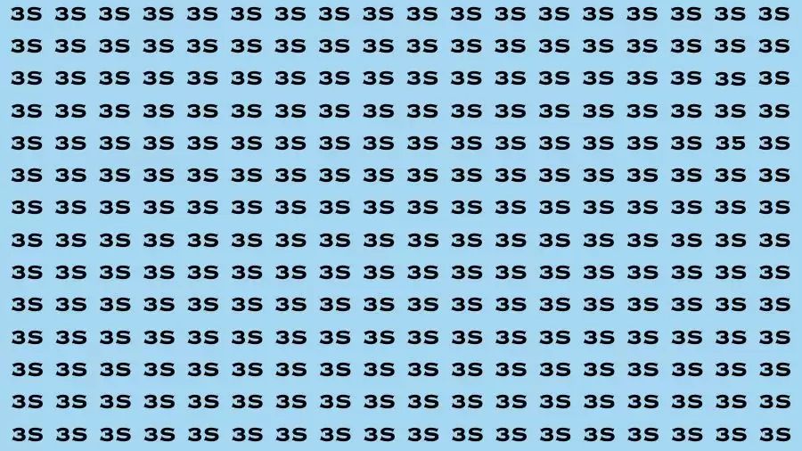 Observation Brain Test: If you have Sharp Eyes Find the number 35 in 20 Secs