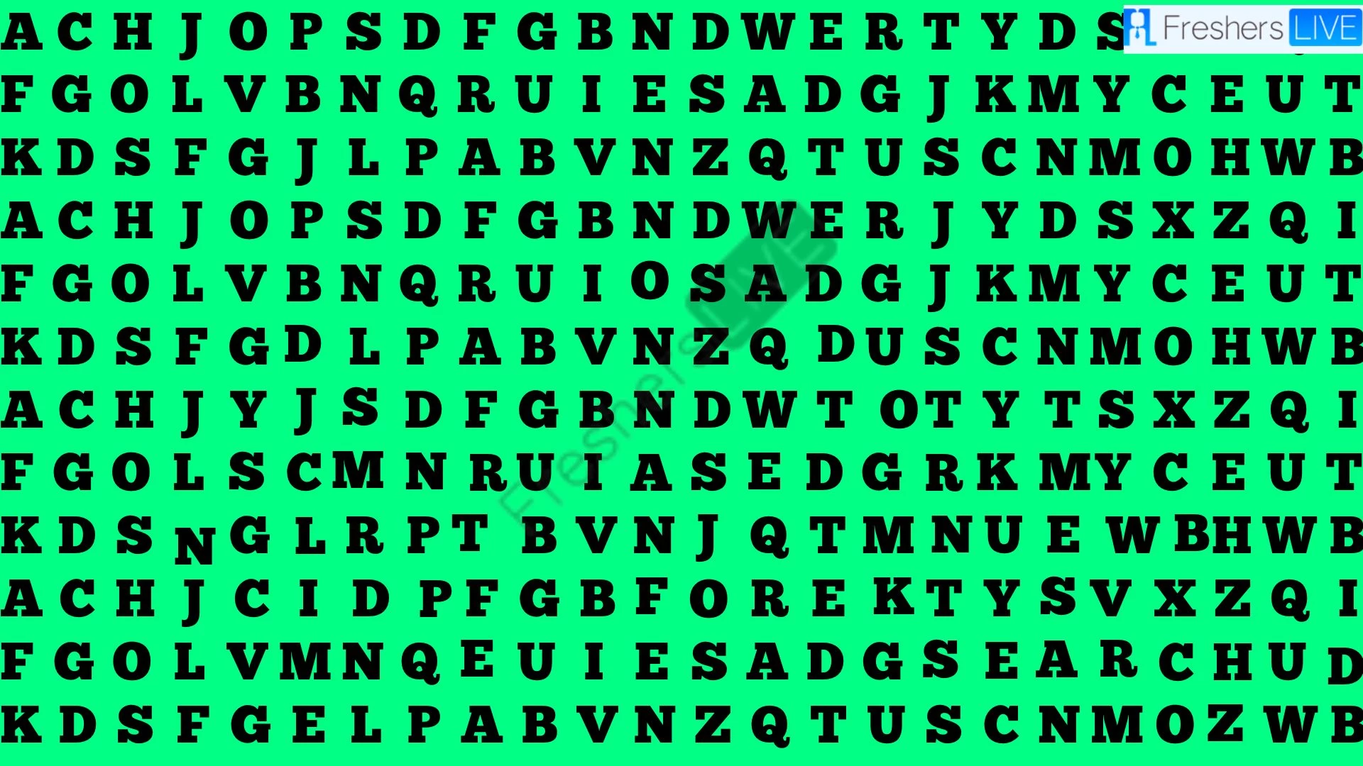 Are you smart enough to Find the Word Search in the Image in Just 10 Secs