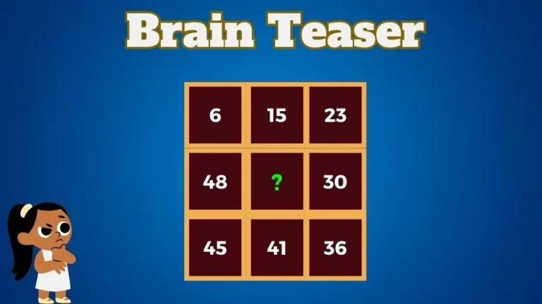 Brain Teaser: Find The Missing Number | Hard Math Puzzle