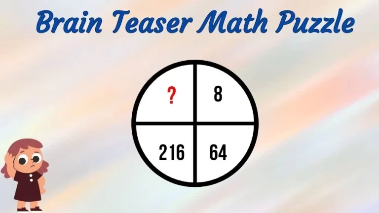 Brain Teaser: Solve this Missing Number Puzzle within 20 Secs