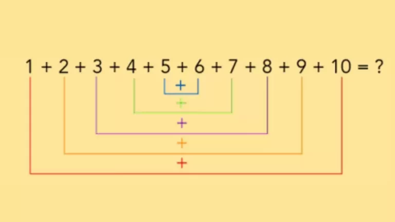 Can You Solve These Gauss Summing Up Numbers From 1 to 10?