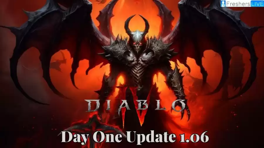 Diablo 4 Day One Update 1.06 and Patch Notes