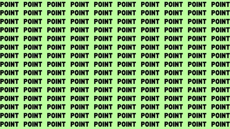 Observation Brain Challenge: If you have 50/50 Vision find the Word Nut among Not in 15 Secs