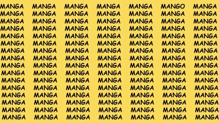 Observation Find it Out: If you have Predator Eyes Find the Word Mango in 12 Secs