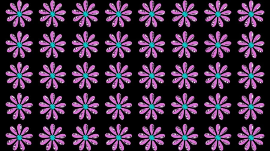 Observation Skill Test: Can you find the Odd Flower in 10 Seconds?