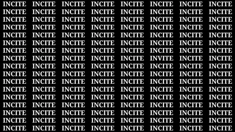 Observation Skill Test: If you have 50/50 Vision find the Word Beat among Bent in 08 Secs