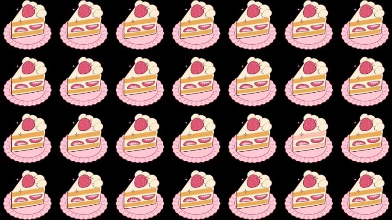 Observation Skills Test: Can you find the Odd Cake in 10 Seconds?