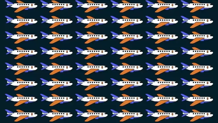 Observation Skills Test: Can you find the Odd Plane in 10 Seconds?