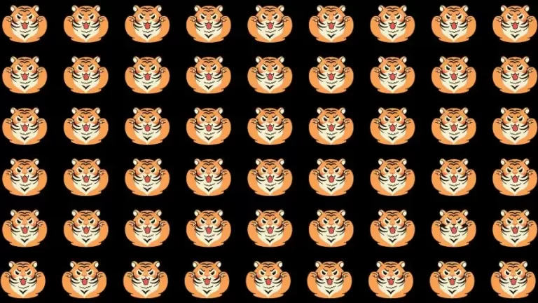 Observation Skills Test: Can you find the Odd Tiger in 10 Seconds?