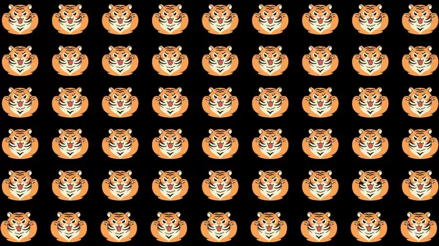 Observation Skills Test: Can you find the Odd Tiger in 10 Seconds?