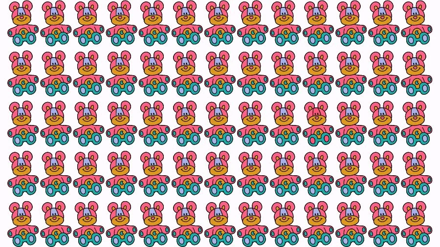 Optical Illusion Brain Challenge: Can you find the Odd Toy in 12 Seconds?