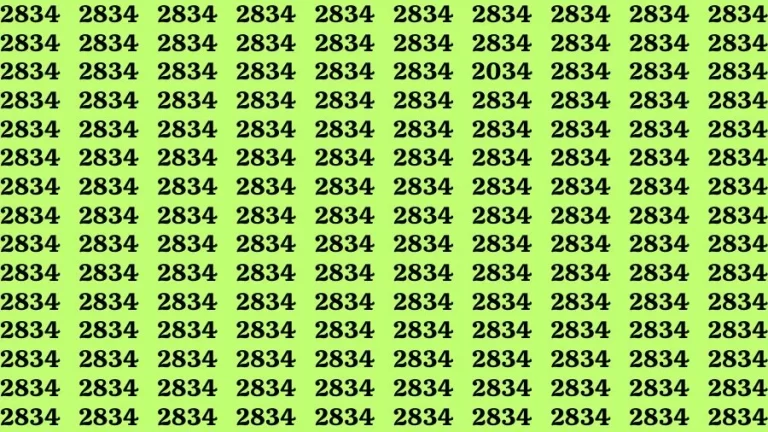 Optical Illusion Brain Challenge: If you have Hawk Eyes find the Word Cero among Cere in 15 Secs