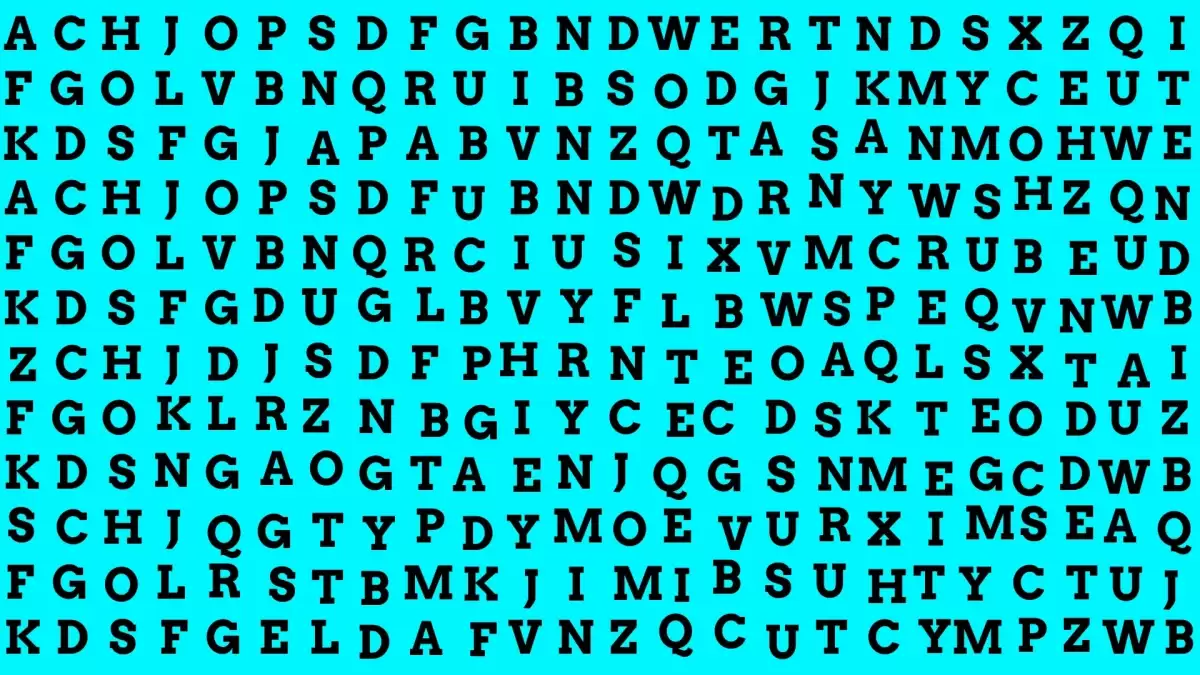 Optical Illusion Brain Challenge: If you have a 50/50 Vision Find the Word Dance in 10 Secs