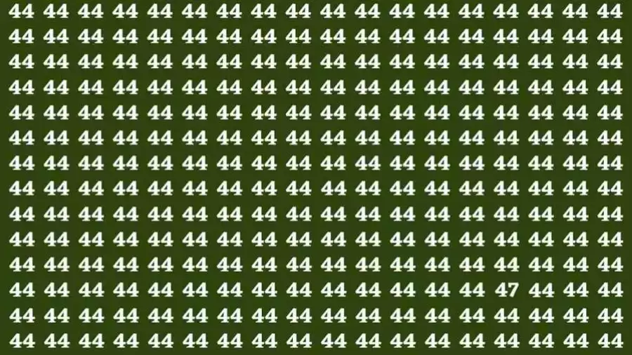 Optical Illusion: If you have Hawk Eyes Find the number 33 among 35 in 6 Seconds?