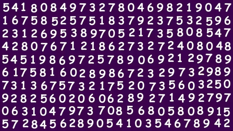 Optical illusion Brain Challenge: If you have Keen Eyes Find the Number 3229 in 15 Secs