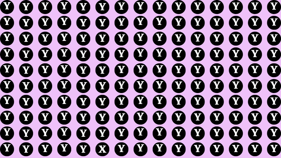 Test Visual Acuity: If you have Eagle Eyes Find X in 12 Secs