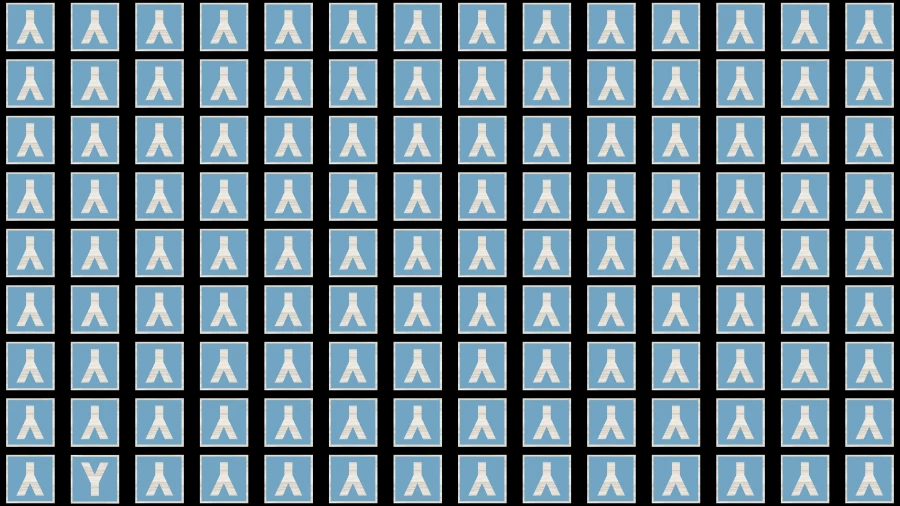 Visual Test: If you have Eagle Eyes Find the Inverted Y in 15 Secs