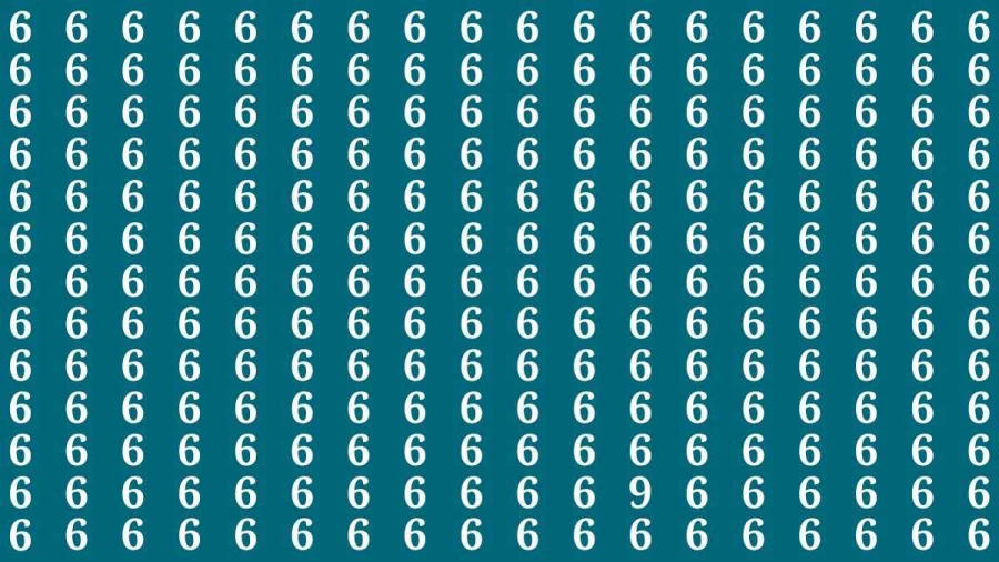 Brain Test: If you have Eagle Eyes Find the Number 9 among 6 in 15 Secs