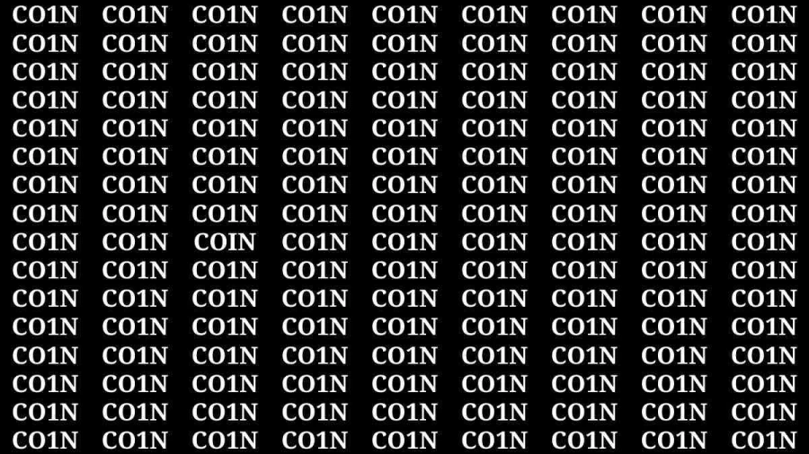 Observation Brain Test: If you have Hawk Eyes Find the Word Coin in 15 Secs