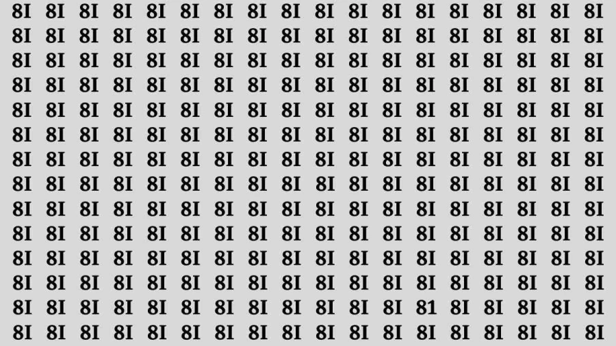 Brain Test: If you have Eagle Eyes Find the Number 81 in 15 Secs