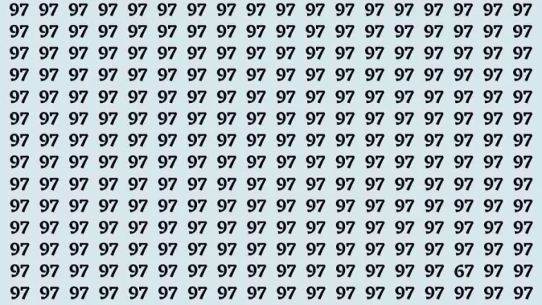 Brain Test: If you have Eagle Eyes Find the Number 67 in 12 Secs