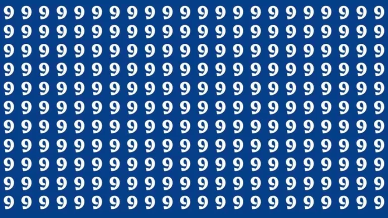 Observation Brain Test: If You Have Hawk Eyes Find 8 among the 9s within 15 Seconds?