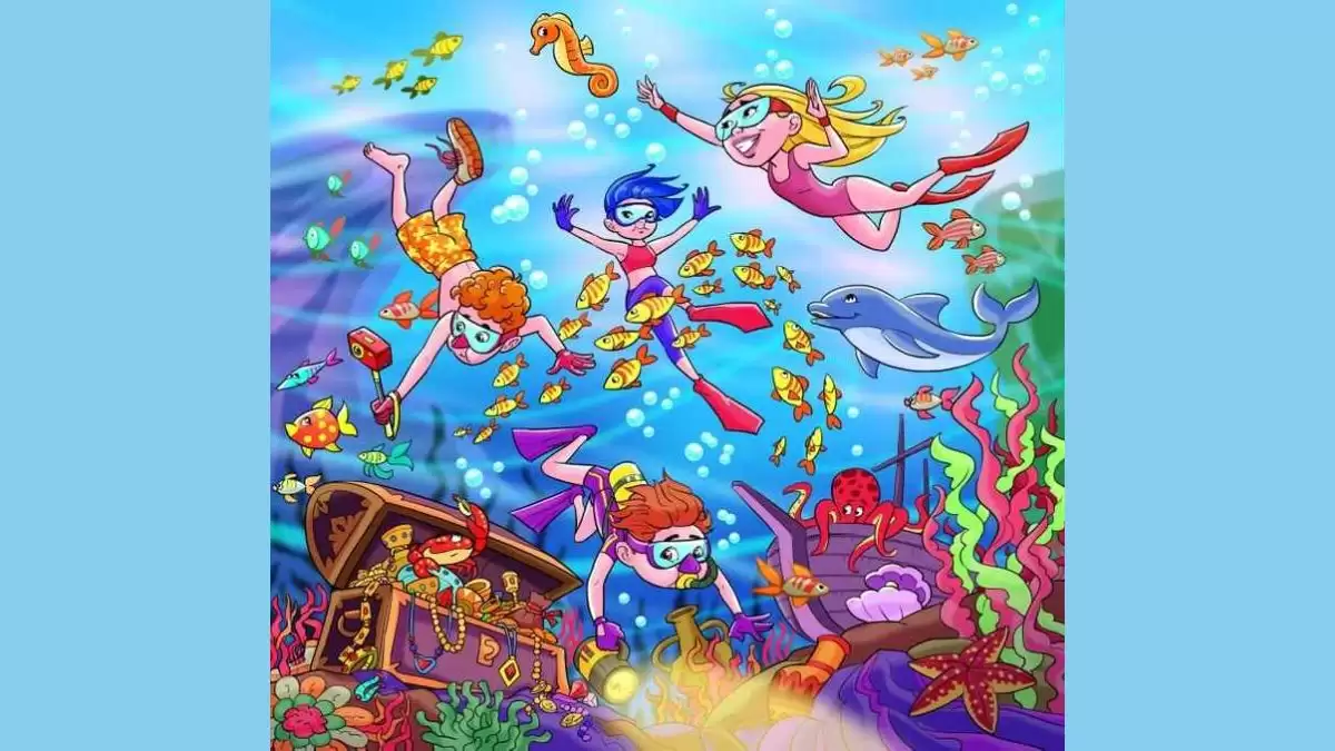 Optical Illusion to Test Your Eyes: Can You Find the Boy’s Lost Shoe Hidden Under the Sea in 10 Secs?