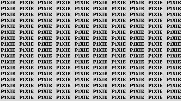 Brain Test: If you have Eagle Eyes Find the Word Pixie in 15 Secs