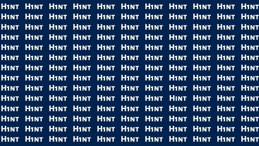 Observation Brain Test: If you have Hawk Eyes Find the Word Hint in 15 Secs