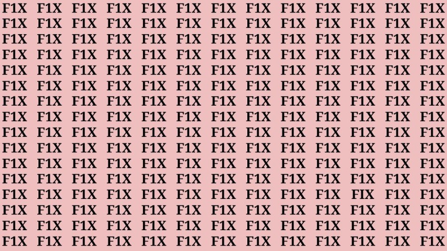 Brain Teaser: If you have Eagle Eyes Find the Word Fix In 18 Secs