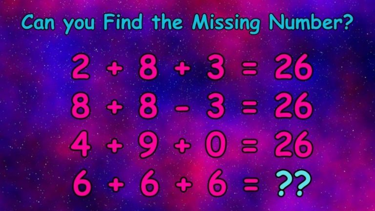 Brain Teaser: Can you Find the Missing Number in this Series || Hard Math Puzzle