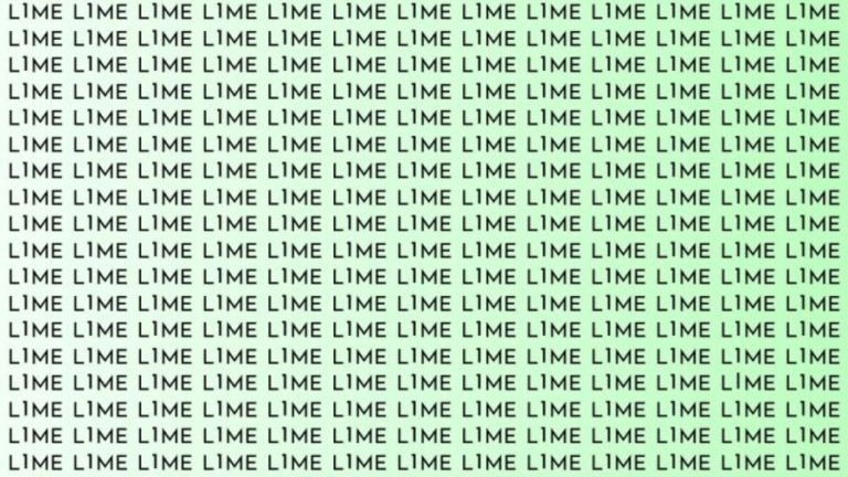 Brain Teaser: If you have Hawk Eyes Find the Word Lime in 12 Seconds