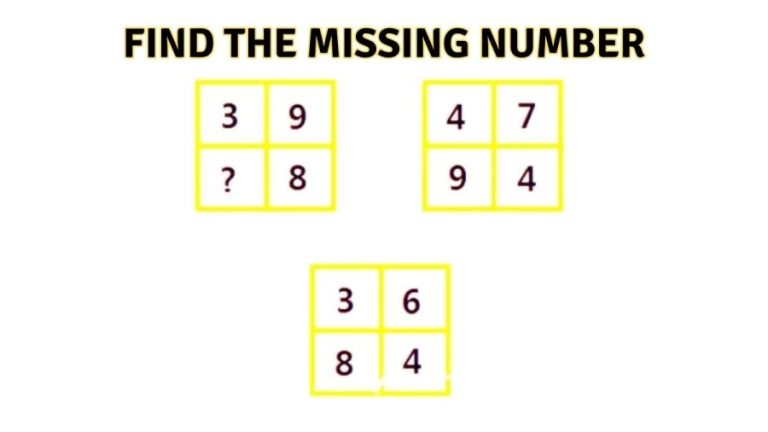 Brain Teaser Math Challenge – Find the Missing Number in 30 Seconds