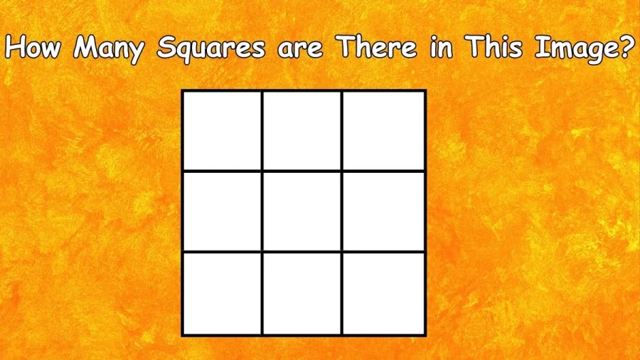 Brain Teaser Test – How Many Squares are There in This Image?