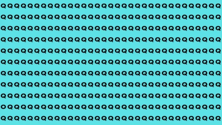 Brain Test: If you have Eagle Eyes Find O in 15 Secs