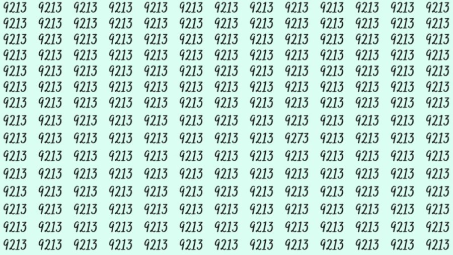 Can You Spot 9273 among 9213 in 15 Seconds? Explanation and Solution to the Optical Illusion