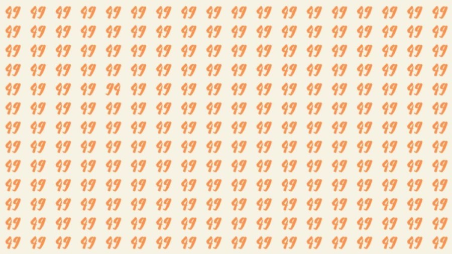 Observation Brain Test: Can you find the number 94 among 49 in 10 seconds?