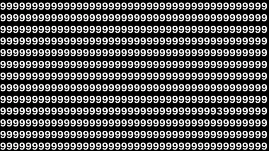 Observation Brain Test: If you have eagle eyes find 3 among the 8s within 15 Seconds