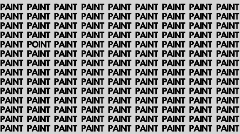 Observation Brain Test: If you have Sharp Eyes Find Point in 15 Secs