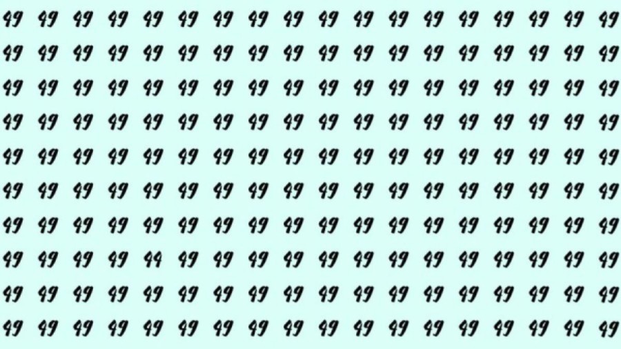 Observation Skill Test: Can you find the number 44 among 49 in 12 seconds?